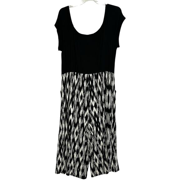 Torrid Super Soft Off Shoulder Culotte Jumpsuit Black Wide Leg Plus Size 3X - Picture 6 of 9